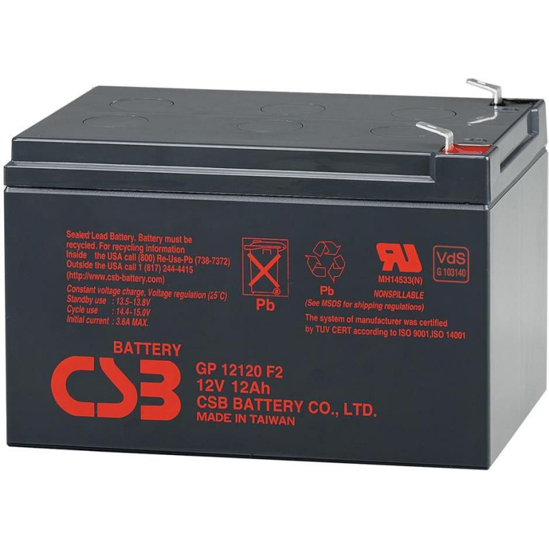 CSB battery GP12120F2 12V / 12Ah