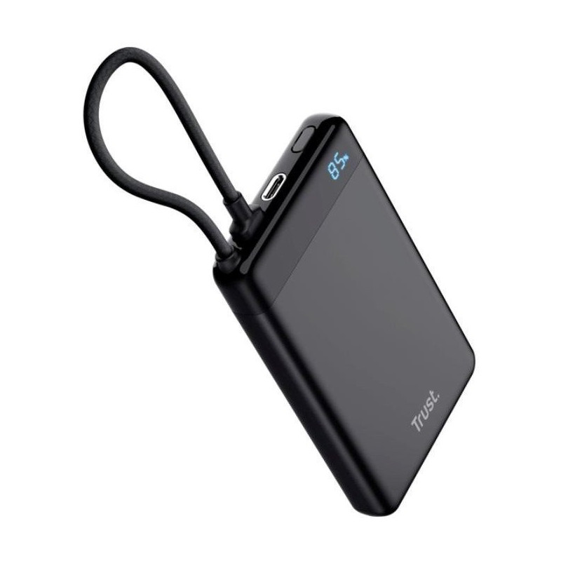 Enerģijas krātuve Trust Fiera 10000 mAh Fixed cable 8713439258806
