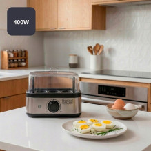 Black+Decker BXKS4800E 400 W 6-egg egg cooker Black+Decker BXKS4800E 400 W 6-egg egg cooker