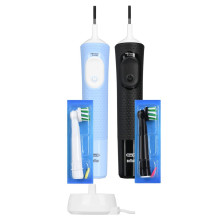 Oral-B Vitality Pro Duo Adult Rotating-oscillating toothbrush Black, Blue, White Oral-B Vitality Pro Duo Adult Rotating-oscillating toothbrush Black, Blue, White
