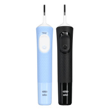Oral-B Vitality Pro Duo Adult Rotating-oscillating toothbrush Black, Blue, White Oral-B Vitality Pro Duo Adult Rotating-oscillating toothbrush Black, Blue, White