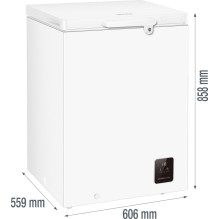 Gorenje FH15E6W5 Chest freezer Freestanding 141 L White