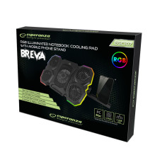 Esperanza EGC107 notebook cooling pad 2600 RPM Black Esperanza EGC107 notebook cooling pad 2600 RPM Black