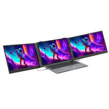 „Blackview“ 15,3 colio nešiojamas dviejų monitorių ekranas DCM8 „Blackview“ 15,3 colio nešiojamas dviejų monitorių ekranas DCM8