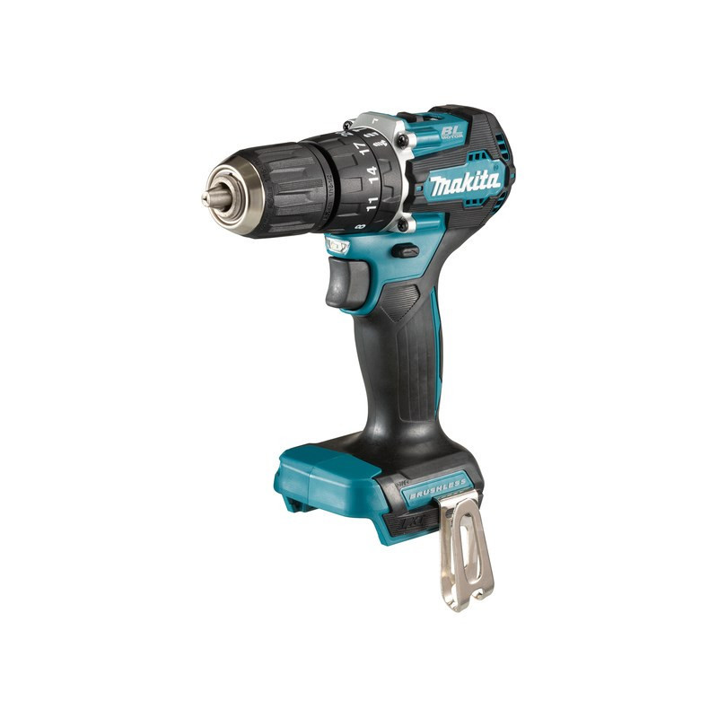 Makita DHP487Z drill 1700 RPM Keyless 1.4 kg Black, Blue