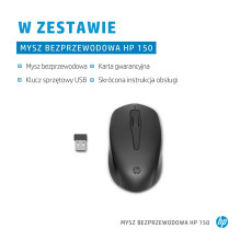 HP 150 belaidė pelė