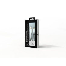 KABELIO ŽAIBAS Į USB2 1,5M / CC-USB2S-AM8PM-1,5MW GEMBIRD KABELIO ŽAIBAS Į USB2 1,5M / CC-USB2S-AM8PM-1,5MW GEMBIRD