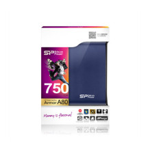 External hard drive HDD Silicon Power Armor A80 2TB Blue (SP020TBPHDA80S3B)