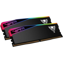 Patriot Viper Elite 5 RGB Ultra DDR5 Memory, 32 GB, 6000MHz, CL28 (VEUR532G6028K)