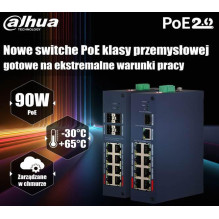 Perjungti Dahua Technology Perjungti Dahua CHS4412-8GT-125 Perjungti Dahua Technology Perjungti Dahua CHS4412-8GT-125