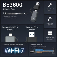 WRL ADAPTER 3600MBPS WI-FI 7 / ARCHER TBE230U TP-LINK