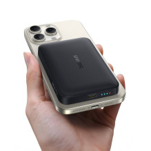 Išorinė baterija - Baseus EnerFill FM11 10 000 mAh juoda Išorinė baterija - Baseus EnerFill FM11 10 000 mAh juoda