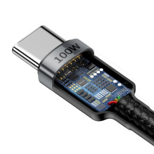 USB laidas - Baseus Cafule USB-C-USB-C 100 W 2 m USB laidas - Baseus Cafule USB-C-USB-C 100 W 2 m