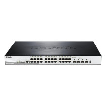 Tinklo Įranga - D-Link DGS-1510-28XMP 24-Port 1Gbps 10G SFP+ Stacking