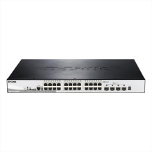 Tinklo Įranga - D-Link DGS-1510-28XMP 24-Port 1Gbps 10G SFP+ Stacking