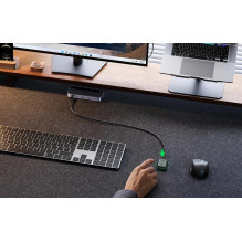 Ugreen USB 3.0 switch CM662, 2×4 outputs, black Ugreen USB 3.0 switch CM662, 2×4 outputs, black