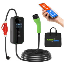 GreenBlue EV / PHEV Charger, portable, Type 2, cable length 6.8 m, IP65, 11 kW, 220-380 V AC 50 / 60 Hz, 16 A, 3-phase, GreenBlue EV / PHEV Charger, portable, Type 2, cable length 6.8 m, IP65, 11 kW, 220-380 V AC 50 / 60 Hz, 16 A, 3-phase,
