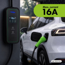 GreenBlue EV / PHEV Charger, portable, Type 2, cable length 6.8 m, IP65, 11 kW, 220-380 V AC 50 / 60 Hz, 16 A, 3-phase, GreenBlue EV / PHEV Charger, portable, Type 2, cable length 6.8 m, IP65, 11 kW, 220-380 V AC 50 / 60 Hz, 16 A, 3-phase,