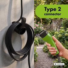 GreenBlue EV / PHEV Charger, portable, Type 2, cable length 6.8 m, IP65, 11 kW, 220-380 V AC 50 / 60 Hz, 16 A, 3-phase, GreenBlue EV / PHEV Charger, portable, Type 2, cable length 6.8 m, IP65, 11 kW, 220-380 V AC 50 / 60 Hz, 16 A, 3-phase,