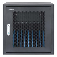 Manhattan Laptop Charging Cabinet Desktop via AC Adapter (EU) 10-bay, Install device's AC Adapter (power cables) into un Manhattan Laptop Charging Cabinet Desktop via AC Adapter (EU) 10-bay, Install device's AC Adapter (power cables) into un