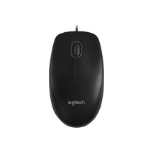 „Logitech B100“ laidinė pelė, juoda „Logitech B100“ laidinė pelė, juoda