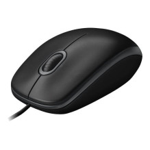 „Logitech B100“ laidinė pelė, juoda „Logitech B100“ laidinė pelė, juoda
