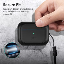 ESR ESR Orbit Halolock su MagSafe, skirtas Apple AirPods Pro 1 / 2 - juodos spalvos ESR ESR Orbit Halolock su MagSafe, skirtas Apple AirPods Pro 1 / 2 - juodos spalvos