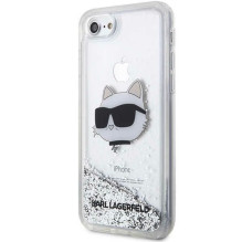 Karl Lagerfeld Karl Lagerfeld KLHCI8LNHCCS iPhone 7 / 8 / SE 2020 / 2022 sidabrinis / sidabrinis kietas dėklas su blizgu Karl Lagerfeld Karl Lagerfeld KLHCI8LNHCCS iPhone 7 / 8 / SE 2020 / 2022 sidabrinis / sidabrinis kietas dėklas su blizgu