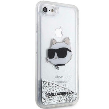 Karl Lagerfeld Karl Lagerfeld KLHCI8LNHCCS iPhone 7 / 8 / SE 2020 / 2022 sidabrinis / sidabrinis kietas dėklas su blizgu Karl Lagerfeld Karl Lagerfeld KLHCI8LNHCCS iPhone 7 / 8 / SE 2020 / 2022 sidabrinis / sidabrinis kietas dėklas su blizgu