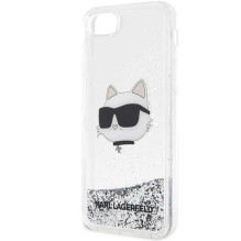 Karl Lagerfeld Karl Lagerfeld KLHCI8LNHCCS iPhone 7 / 8 / SE 2020 / 2022 sidabrinis / sidabrinis kietas dėklas su blizgu Karl Lagerfeld Karl Lagerfeld KLHCI8LNHCCS iPhone 7 / 8 / SE 2020 / 2022 sidabrinis / sidabrinis kietas dėklas su blizgu