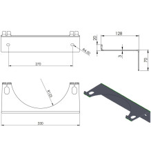 Pro-Line Wall holder for 1 gas cylinder, max. diameter 250 mm PRO-LINE cylinders