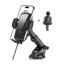 Universalus „Tech-Protect CM15W-V1“ automobilio telefono laikiklis su 15 W indukciniu įkrovikliu, skirtas kabinai / oro Universalus „Tech-Protect CM15W-V1“ automobilio telefono laikiklis su 15 W indukciniu įkrovikliu, skirtas kabinai / oro