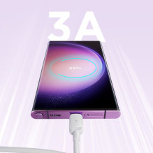 Joyroom Joyroom Daugiaspalvė serija A14 USB-A / USB-C 3A Cable 1.2m – balta Joyroom Joyroom Daugiaspalvė serija A14 USB-A / USB-C 3A Cable 1.2m – balta