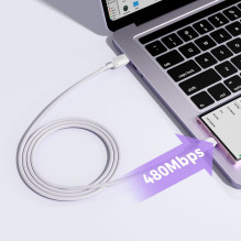 Joyroom Joyroom Daugiaspalvė serija A14 USB-A / USB-C 3A Cable 1.2m – balta Joyroom Joyroom Daugiaspalvė serija A14 USB-A / USB-C 3A Cable 1.2m – balta