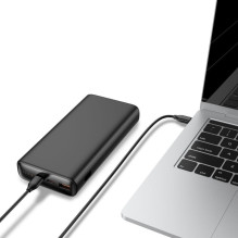 „Veger“ nešiojama baterija „Veger T100“ (W2032C-100) PD QC3.0 5A 100W 20000 mAh, juoda