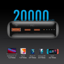 Veger Powerbank Veger T100 (W2032C-100) PD QC3.0 5A 100W 20000 mAh black Veger Powerbank Veger T100 (W2032C-100) PD QC3.0 5A 100W 20000 mAh black