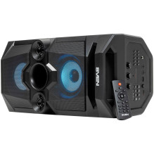 Sven SVEN PS-655 2x25W LED display TWS FM radio AUX USB / SD-card support Lighting Microphone input (karaoke) Remote Con Sven SVEN PS-655 2x25W LED display TWS FM radio AUX USB / SD-card support Lighting Microphone input (karaoke) Remote Con