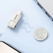 Orico Orico U301 32GB USB-A USB-C USB 3.2 Gen 1 Pendrive - Silver