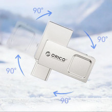 Orico Orico U301 256 GB USB-A USB-C USB 3.2 Gen 1 Pendrive - Silver