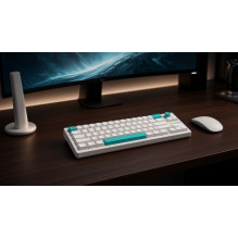 Nubi NK68 PRO G3MS Akvamarino spalvos jungiklis, JAV baltas