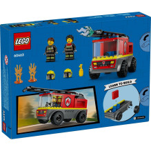 Constructor - LEGO CITY 60463 Fire Engine With Stairs 82 Pieces