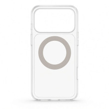 Evelatus Apple iPhone 17 Pro Max Hybird Case With Magsafe PC+TPU 360 Metal Stand Transparent