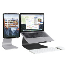 Rain Design 10075 mStand Ständer f. MacBook Laptop Stand, Schwarz Rain Design 10075 mStand Ständer f. MacBook Laptop Stand, Schwarz