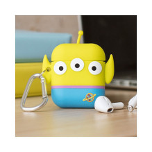 „PowerSquad“ „AirPods“ dėklas „Alien“ 3D-Silikon