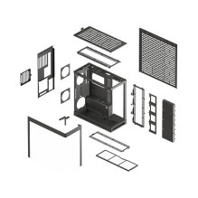 HAVN HS 420 PC-Gehäuse, Midi-Tower, E- ATX, Tempered Glass - schwarz HAVN HS 420 PC-Gehäuse, Midi-Tower, E- ATX, Tempered Glass - schwarz
