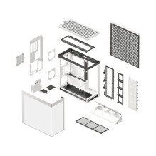 HAVN HS 420 VGPU PC-Gehäuse, Midi-Tower, E- ATX, Tempered Glass, PCIe 5.0 Riser Kabel - weiß HAVN HS 420 VGPU PC-Gehäuse, Midi-Tower, E- ATX, Tempered Glass, PCIe 5.0 Riser Kabel - weiß