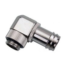 K Koolance G1 / 4 AG zu G1 / 4 IG adapteris, 90°, pasukamas - vernikelis K Koolance G1 / 4 AG zu G1 / 4 IG adapteris, 90°, pasukamas - vernikelis