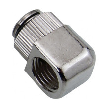 K Koolance G1 / 4 AG zu G1 / 4 IG adapteris, 90°, pasukamas - vernikelis K Koolance G1 / 4 AG zu G1 / 4 IG adapteris, 90°, pasukamas - vernikelis