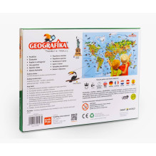 Mokomasis stalo žaidimas Geografika - Tyrinėk Pasaulį lietuvių kalba 4+
