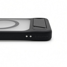 Evelatus Samsung Galaxy S26 Rubber Coated MagSafe With Stand Case Black